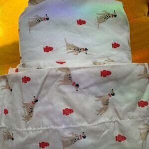 Dalmatian, twin bedsheets, dog